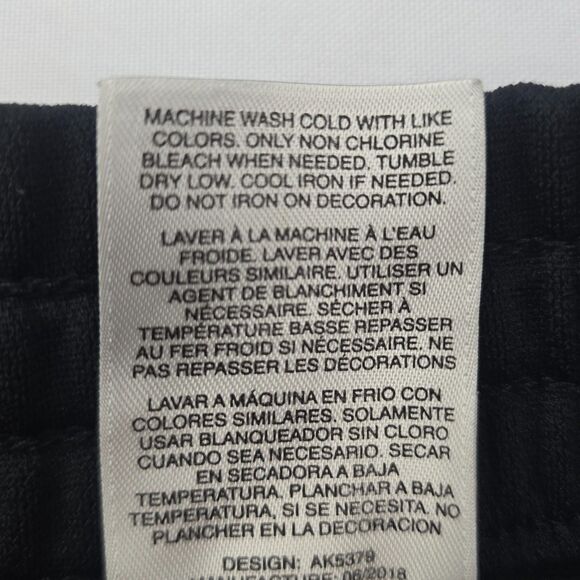 Adidas track pants black youth large 14/16 - Picture 5 of 7